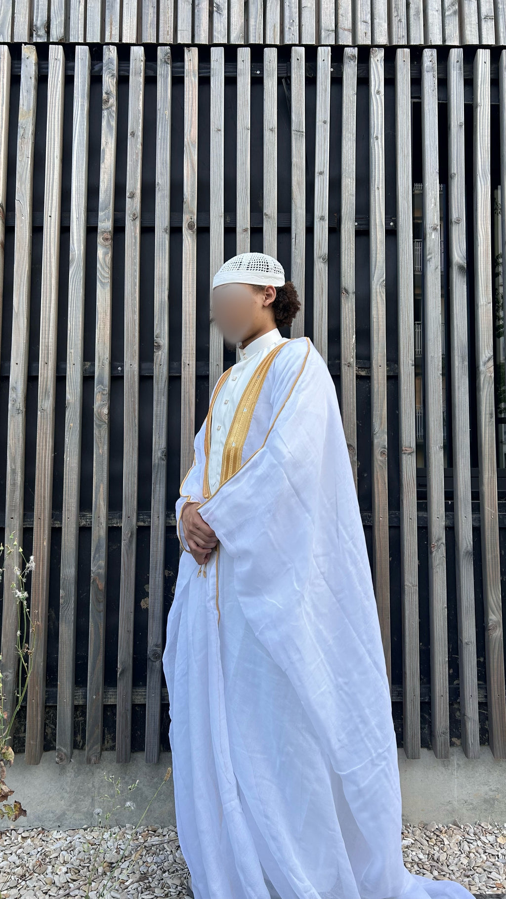 Bisht blanc