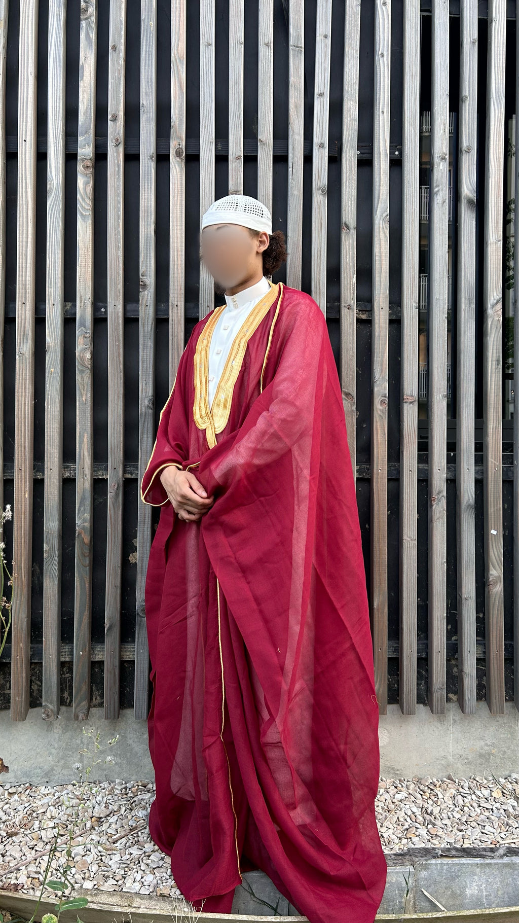Bisht bordeaux